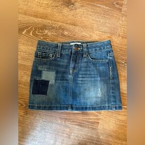 Old Navy Blue Denim Mini Skirt